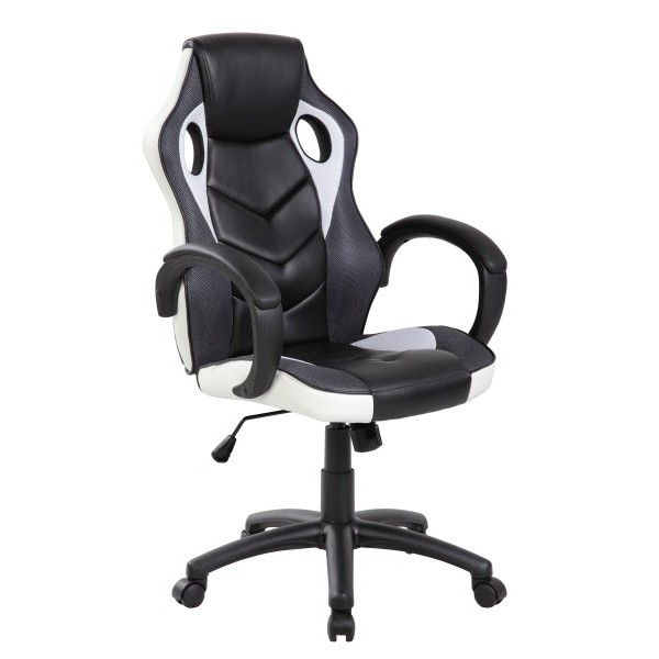 Sedia da gamining bianca