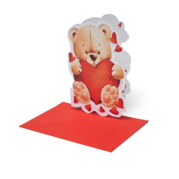Biglietto per Ogni Ricorrenza - Orsetto Romantico