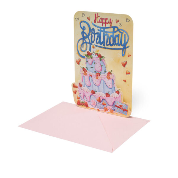 Biglietto d'Auguri - Happy Birthday - Cake