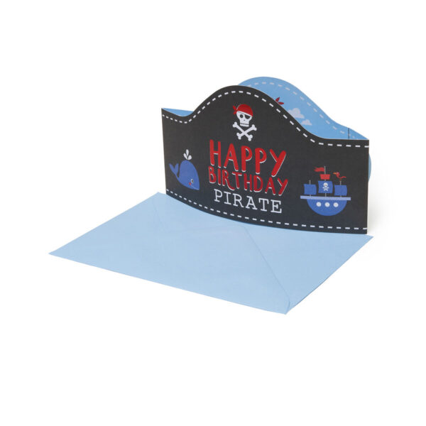 Biglietto d'Auguri 3D - Happy Birthday - Pirate