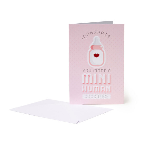 Biglietto di Congratulazioni - Nascita Bimba