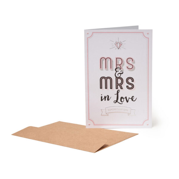 Biglietto di Congratulazioni - Mrs&Mrs
