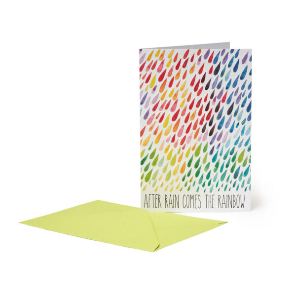 Biglietto per Ogni Ricorrenza - Pioggia Colori