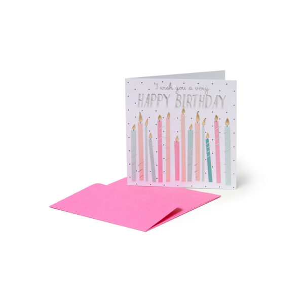 Biglietto di Auguri di Compleanno - Candeline di Compleanno