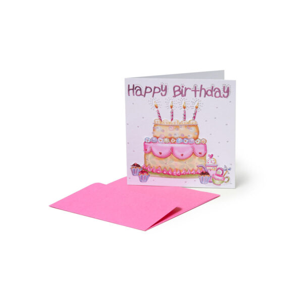 Biglietto di Auguri di Compleanno - Torta