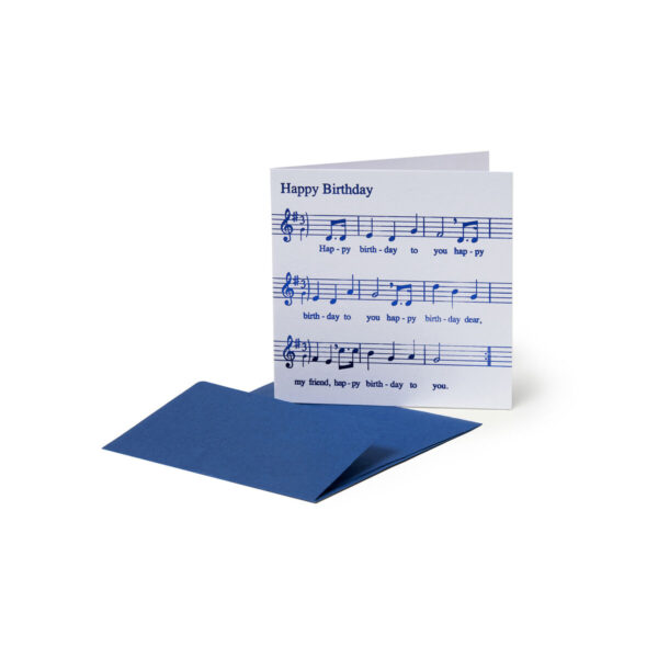 Biglietto di Auguri di Compleanno - Spartito Musicale