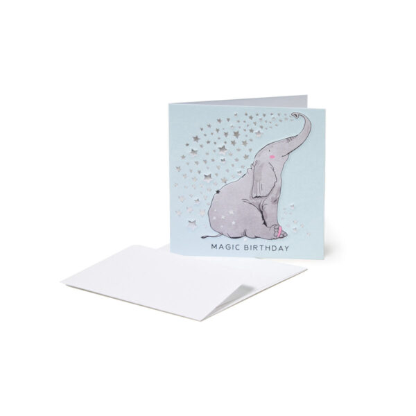 Biglietto di Auguri di Compleanno - Elefante