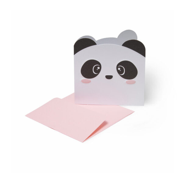 Mini Biglietto d'Auguri - Panda