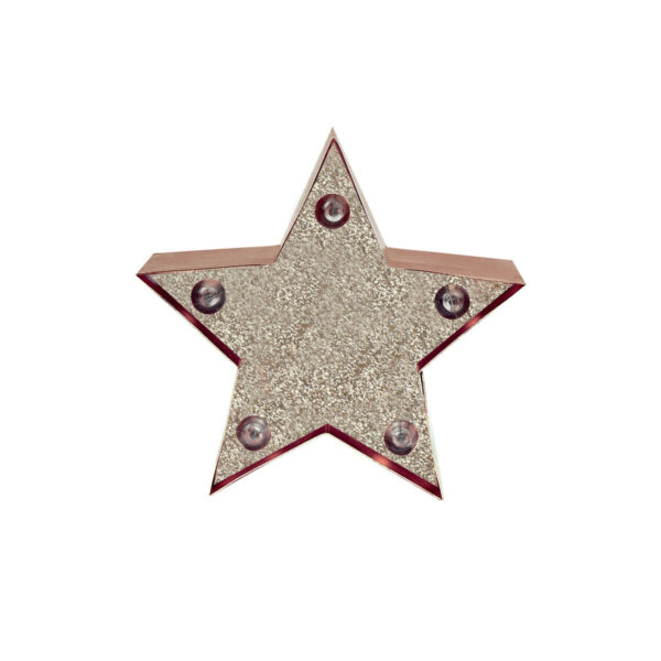 Mini Luce Decorativa - Stella con Glitter