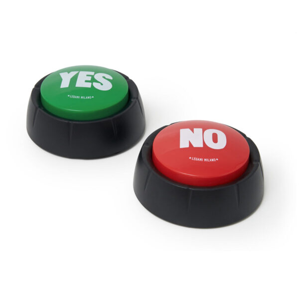 YES & NO - Set di Due Pulsanti Sonori