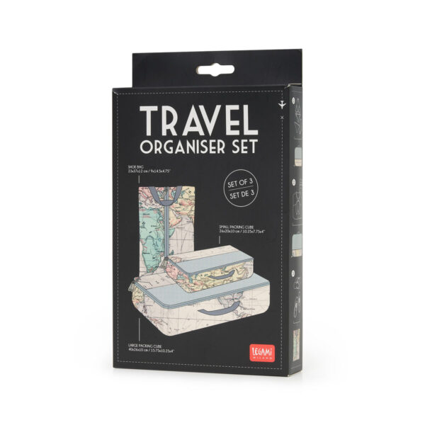 Travel Organiser - Set di tre buste da viaggio
