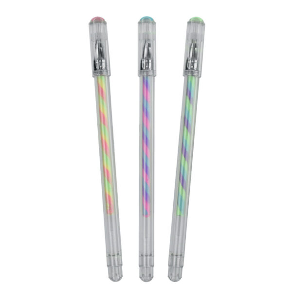 Set di 3 Penne Gel Multicolore