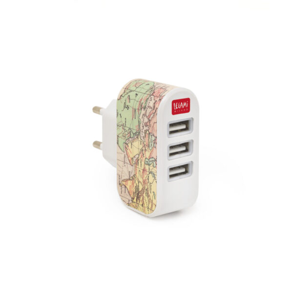 Plug &Charge - Caricabatterie da Muro - 3 USB