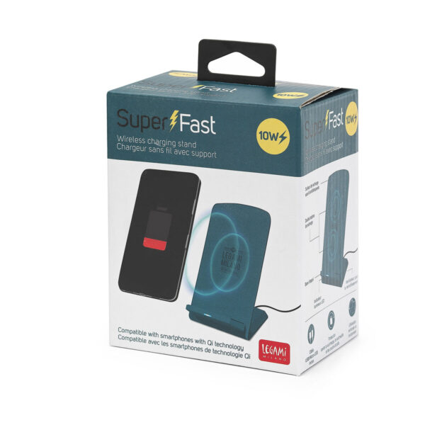 Super Fast - Caricabatterie Wireless con Supporto