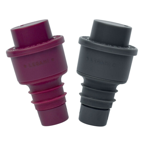 Set di Due Tappi Sottovuoto per Vino