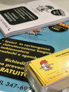 timbri e flyer su misura